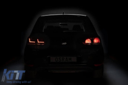 Osram LED tail light set suitable for VW Golf VI 2008-2013, red and white base, left and right-image-6238331