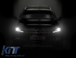 Osram LEDriving Full LED Фарове , подходящи за VW Amarok (2010-нагоре) Динамичен последователни Въртящи се светлини Черен-image-6053667