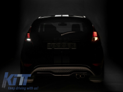 OSRAM LEDriving Задни светлини Full LED подходящи за Ford Fiesta MK7.5 Facelift (2013-2017) Динамичен Sequential Въртящи се светлини Черен Edition-image-6053825