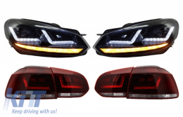 image-28-OSRAM LEDriving LED TailLight с надградени Ксенон Фарове , подходящи за VW Golf 6 VI (2008-2012) Динамичен Sequential Turning Light