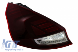 OSRAM LEDriving Taillights Full LED suitable for Ford Fiesta MK7.5 Facelift (2013-2017) Dynamic Sequential Turning Lights Black Edition-image-6055937