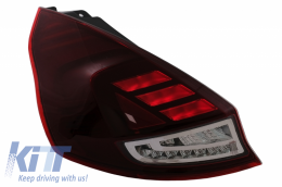 OSRAM LEDriving Taillights Full LED suitable for Ford Fiesta MK7.5 Facelift (2013-2017) Dynamic Sequential Turning Lights Black Edition-image-6055938