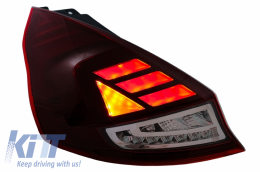 OSRAM LEDriving Taillights Full LED suitable for Ford Fiesta MK7.5 Facelift (2013-2017) Dynamic Sequential Turning Lights Black Edition-image-6055939