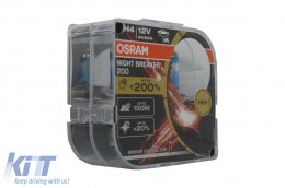 OSRAM NIGHT BREAKER 200 H4 Халоген челник 64193NB200-HCB Хардкор кутия-image-6089463