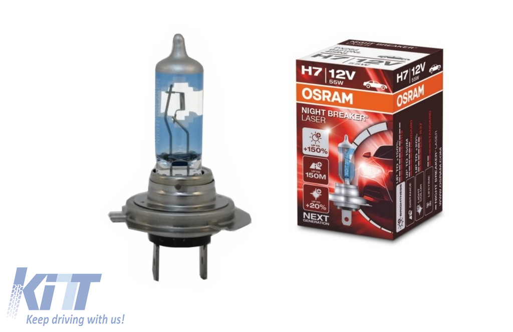 OSRAM COOL BLUE INTENSE NEXT GEN H4 Halogen Headlamp 64193CBN-HCB 12V Hard  core Box (2 Units) 