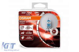 
OSRAM NIGHT BREAKER LASER H7 Halogén fényszóró 64210NL-HCB 12V Duobox 55W 2 db-image-6054657