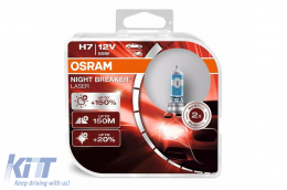 OSRAM NIGHT BREAKER LASER H7 Halógeno Lámpara cabeza 64210NL-HCB 12V 55W 2 pcs-image-6054657