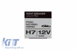 OSRAM NIGHT BREAKER UNLIMITED H7 Halogén Első lámpa 12V 55W-image-6044683