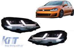 Osram Plírhs LED Fanária Emprós LEDriving katállhlo gia VW Golf 7 VII 12-17 Chrómio Upgrade for Xenon&Halogen DRL Autokínhta-image-6042070