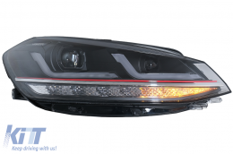 
Osram teljes LED első lámpa dinamikus teljes LED visszapillantó irányjelzőkkkel LEDriving, VW Golf 7.5 Facelift (2017-2020) modellekhez, GTI kinézet -image-6080229