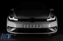 
Osram teljes LED első lámpa dinamikus teljes LED visszapillantó irányjelzőkkkel LEDriving, VW Golf 7.5 Facelift (2017-2020) modellekhez, GTI kinézet -image-6080236