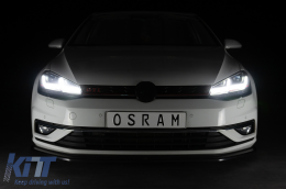 
Osram teljes LED első lámpa dinamikus teljes LED visszapillantó irányjelzőkkkel LEDriving, VW Golf 7.5 Facelift (2017-2020) modellekhez, GTI kinézet -image-6080237