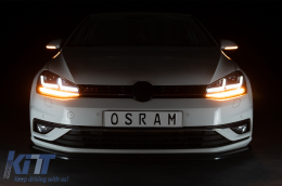 
Osram teljes LED első lámpa dinamikus teljes LED visszapillantó irányjelzőkkkel LEDriving, VW Golf 7.5 Facelift (2017-2020) modellekhez, GTI kinézet -image-6080239