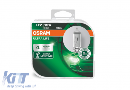 OSRAM ULTRA LIFE H7 Halogenscheinwerfer 64210ULT-HCB 12V Hardcover Box 2 Stück-image-6067981