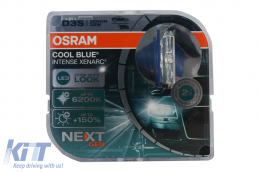 OSRAM XENARC COOL BLUE INTENSE NEXT GEN D3S HID Xenon Lamp 66340CBN-HCB Hard core box (2 Units)