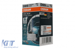 OSRAM XENARC COOL BLUE INTENSE NEXT GEN D8S HID Xenon Lamp 66548CBN-image-6088734