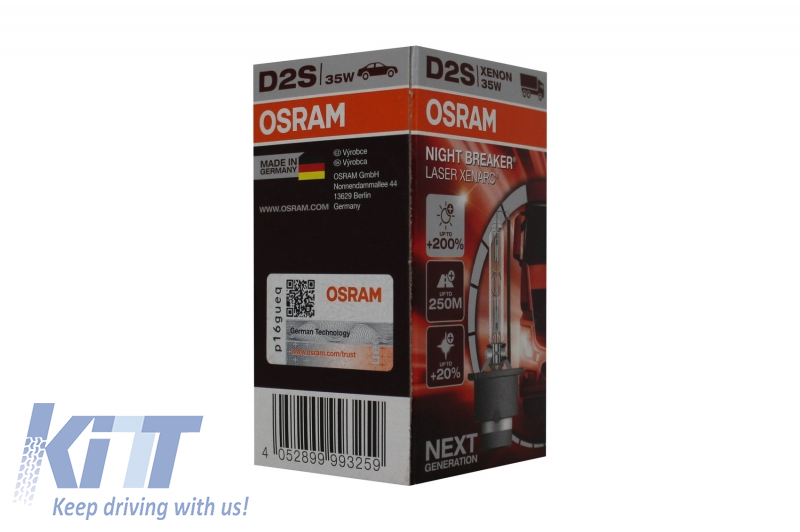 Osram XENARC NIGHT BREAKER LASER D2S Xenon Lamp 66240XNL 35W 