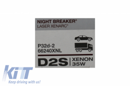 Osram XENARC NIGHT BREAKER LASER D2S Xenon Lamp 66240XNL 35W-image-6048790
