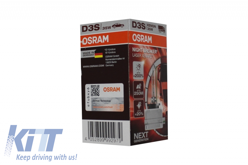 OSRAM XENARC NIGHT BREAKER D3S HID Xenon Lamp 66340XNL 35W - CarPartsTuning.com