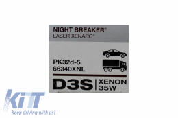 OSRAM XENARC NIGHT BREAKER LASER D3S VERSTECKTE Xenonlampe 66340XNL 35W--image-6048797