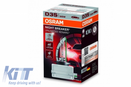 OSRAM XENARC NIGHT BREAKER UNLIMITED D3S HID Xenon Lamp 66340XNB 35W