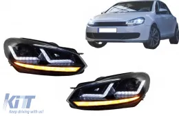 image-37-Osram Xenon fejlesztett Első lámpák LEDriving Volkswagen Golf 6 VI (2008-2012) fekete LED dinamikus sorozatos kanyarodó lámpák