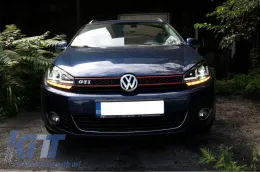 Osram Xenon fejlesztett fényszórók LEDriving Volkswagen Golf 6 VI (2008-2012) piros GTI LED dinamikus irányjelzővel-image-6028771