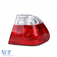 Outer taillight red white right suitable for 3 Series BMW E46 sedan 98-01 - ODTLB6014982