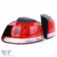 Paar äußere Teile für Rücklichter links rechts, geeignet für VW Golf 6 Sedan 5K1 AJ5 08-12-image-6194878