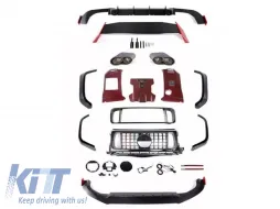 image-49-Pacchetto Carbon BRBS 900 adatto per Mercedes G-Class W464 2018-2024 per il modello dotato di paraurti BRABUS