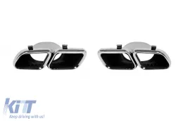 Pacchetto di tuning A design tipo 63 adatto per Mercedes GLE Coupe C167 dopo il 2019 con elementi in cromo-image-6235266
