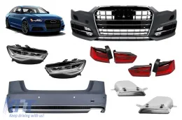 image-32-Pacchetto di tuning adatto per Audi A6 2011-2014 conversione in A6 2015-2016