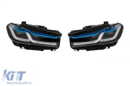 Pacchetto di tuning in stile M Tech adatto per BMW Serie 5 G30 berlina 2017–2020 conversione a G30 LCI dopo il 2021-image-6139373