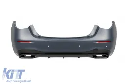 Pacchetto di tuning tipo 450 Shadow adatto per Mercedes S-Class W223 dopo il 2020 con minigonne laterali-image-6147422