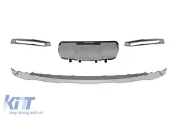 Pacchetto di tuning tipo 63 adatto per Mercedes GL X166 2012-2015 con terminali cromati-image-6140668