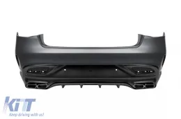 Pacchetto di tuning tipo 63 adatto per Mercedes GLE Coupe C292 2016-2019 con paraurti posteriore-image-6264858