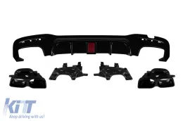 Pacchetto di tuning tipo B design adatto per Mercedes Classe S W222 2017-2020, con soglie lunghe-image-6142272