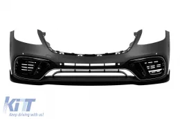 Pacchetto di tuning tipo B design adatto per Mercedes Classe S W222 2017-2020, senza minigonne laterali-image-6142309