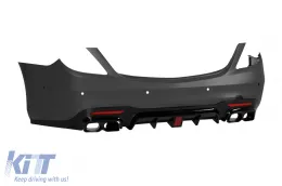 Pacchetto di tuning tipo B design adatto per Mercedes Classe S W222 2017-2020, senza minigonne laterali-image-6142326