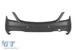 Pacchetto di tuning tipo B design adatto per Mercedes Classe S W222 2017-2020, senza minigonne laterali-image-6142327