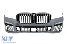 Pacchetto G12 Facelift adatto per BMW Serie 7 G12 a passo lungo 2016-2018 con elementi in cromo-image-6264730