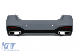 Pacchetto G12 Facelift adatto per BMW Serie 7 G12 a passo lungo 2016-2018 con elementi in cromo-image-6264733