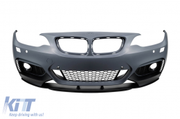 Pacchetto M Performance Design Design Design Design adatto per BMW Serie 2 F22 Coupé, F23 Cabriolet 2013-2018 con PDC, senza alogeni -o--o--image-6143041