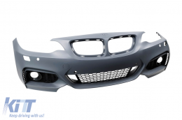 Pacchetto M Performance Design Design Design Design adatto per BMW Serie 2 F22 Coupé, F23 Cabriolet 2013-2018 con PDC, senza alogeni -o--o--image-6143047