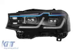 Pacchetto M tech adatto per BMW X3 F25 2014-2017 con uscita doppia per terminali di scarico doppi --oo--oo- e fari a LED-image-6151296