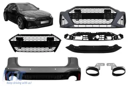 image-18-Pacchetto RS6 adatto per Audi A6 C8 Avant dopo il 2018