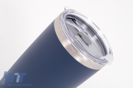 Pack 2pcs Thermos Stainless Steel SS304 Insulated Mug with Lid Double Wall Pink Blue 20oz 590ml-image-6126607