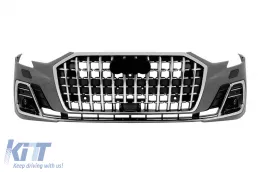 Pack de tuning adapté pour Audi A8 D5 2017–2022 conversion en D5PA Horch après 2023 avec éléments chromés-image-6139206