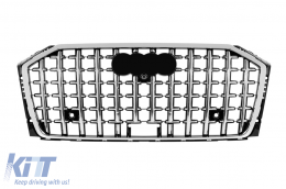 Pack de tuning adapté pour Audi A8 D5 2017–2022 – Conversion au D5PA Horch (après 2023) avec éléments chromés – Aucun remplacement de phares ou de feux arrière requis-image-6139239