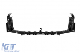 Pack de tuning avec éléments noirs et grille chromée/noire adaptée pour Mercedes GLS X167 2020-2023 pour le modèle équipé d'un pare-chocs arrière A Design line-image-6138634